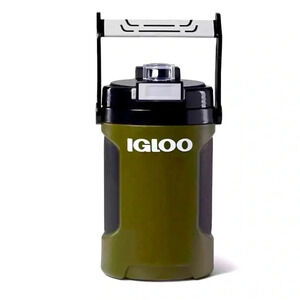 Igloo 1/2 Gallon Sports Jug Stainless Steel Khaki Green New